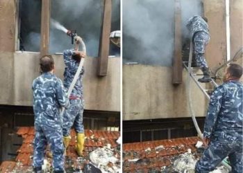 دمشق.. حريق في مركز الهجرة والجوازات ومتابعون “يشككون بأسبابه”