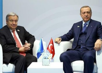 أردوغان يبحث تطورات الملف السوري مع غوتيرش في نيويورك