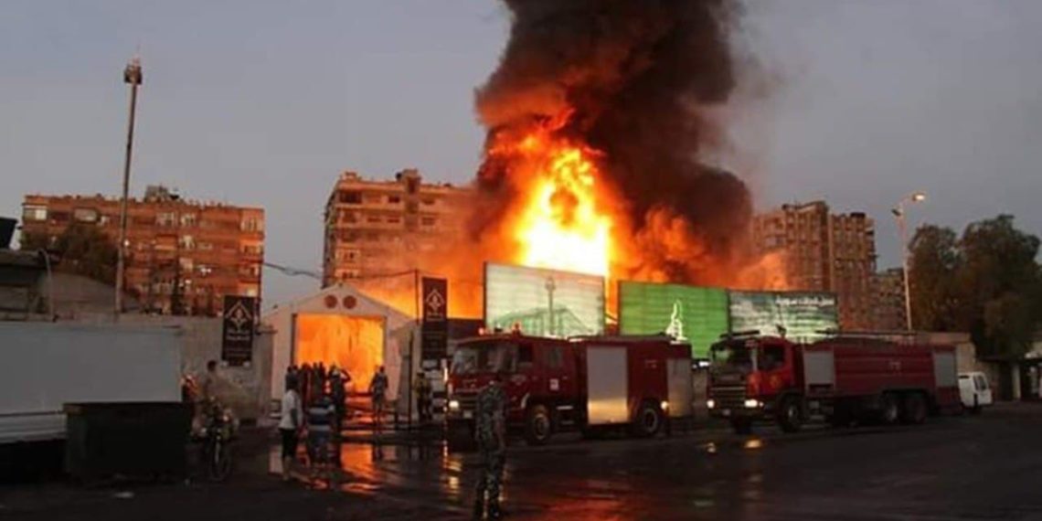 غالبيتهم إيرانيون وعراقيون.. أكثر من 20 قتيلٍ وجريح جراء حريق بريف دمشق