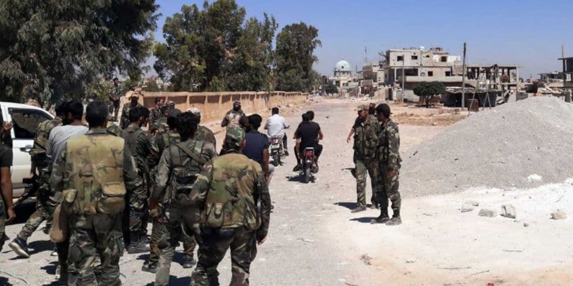 قوات النظام تفجر منزل أحد المطلوبين شرقي درعا