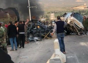 مدرعة روسية تتسبب بحادث مروري على أوتوستراد “بانياس – طرطوس”