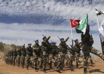 تدريبات مشتركة بين القوات التركية و الجيش الوطني شمال الحسكة