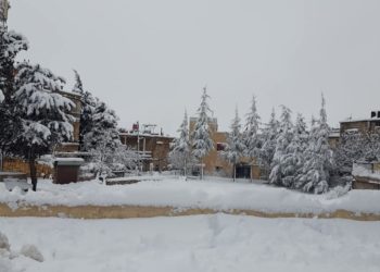 أمطار غزيرة وثلوج تعيق حركة النقل بين دمشق وريفها