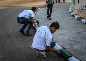 بسبب تقصير المؤسسات الحكومية.. حملة نظافة محلية شمالي درعا