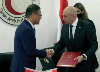 “الهلال الأحمر السوري” يتسلم 2520 طن أرز من الصين