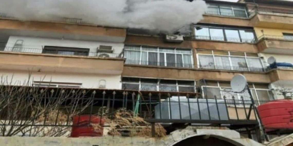 وفاة مدني وإصابة آخرين جراء حريق شرقي دمشق