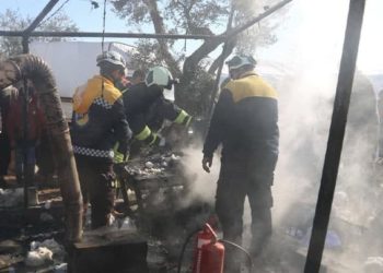 حرائق الشمال السوري