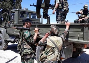 عناصر من قوات النظام بريف حمص