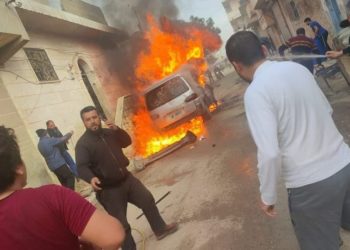 عبوة ناسفة تودي بحياة قيادي في “الجيش الوطني” شمال حلب (فيديو)