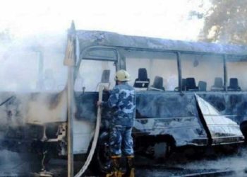 انفجار حافلة دمشق