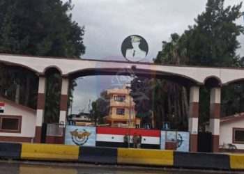 مدخل فرع المخابرات الجوية في حمص