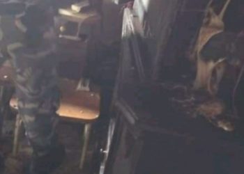 نجاة عشرة أشخاص من حريق في دمشق