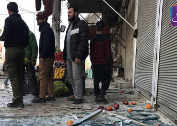 منظمة "سوريون من أجل الحقيقة والعدالة" تقول إن مصدر القصف على الباب في شباط هو قوات النظام في حين لم تستطيع تحديد الجهة المسؤولة عن القصف في إعزاز