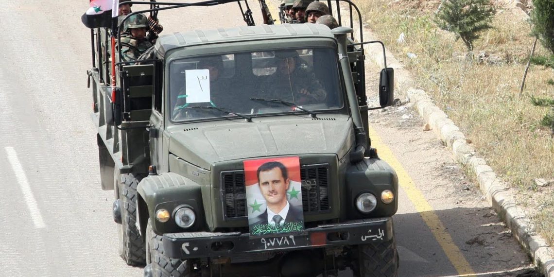 إصابة عناصر من قوات النظام باستهداف سيارة عسكرية شرقي درعا