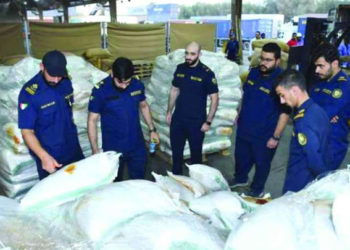 السلطات الكويتية تضبط 7 ملايين حبة مخدرة تُقدر قيمتها بـ 11 مليون دينار كويتي قادمة من سوريا مروراً بباكستان
