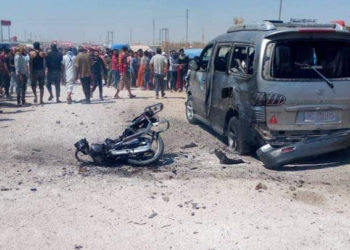 انفجار دراجة نارية مفخخة في مخيم التوينة شمال غربي الحسكة أسفر عن سقوط قتلى وجرحى