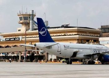 قصف مطار حلب