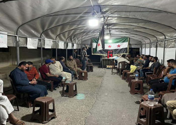 مدينة الباب المعلمين اعتصام الشمال السوري