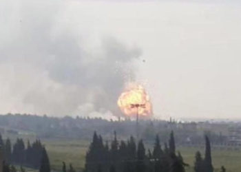 انفجار مستودع ذخيرة ريف حمص قوات النظام