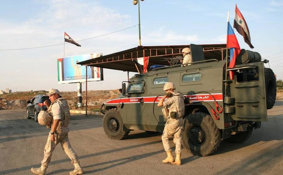 دورية روسية سرقة ديرالزور