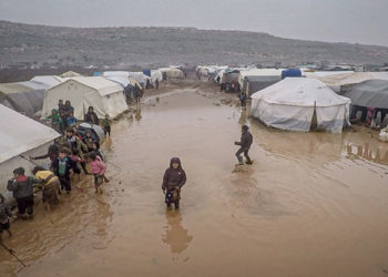 الأمم المتحدة الشتاء مخيمات سوريا