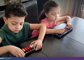 طفلان سوريان الحساب الذهني تركيا