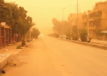 عاصفة غبارية