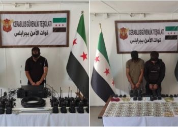 قوة تركية – سورية مشتركة تضبط خلية لنقل المتفجرات من إدلب واعزاز إلى منبج