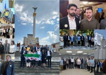 ممثلو “المجتمع المدني السوري” يلتقون مع زيلينسكي في كييف