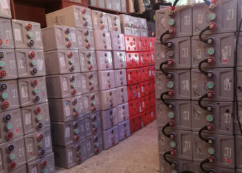 البطاريات المستعملة