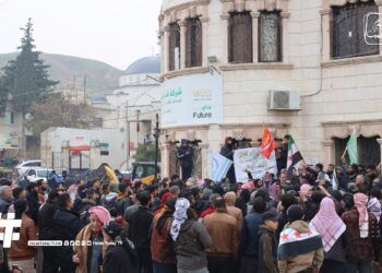 مظاهرة في إعزاز شمال حلب تُندّد بـ"هيئة تحرير الشام"