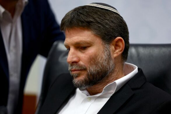 وزير المالية في الحكومة الإسرائيلية "بتسلئيل سموتريتش"