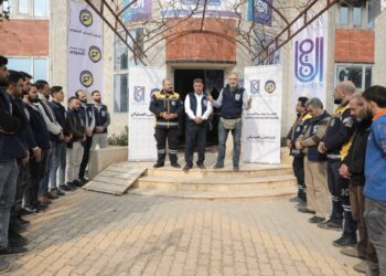 الدفاع المدني يفتتح مع منظمة الأمين للمساندة الإنسانية مراكز علاجية هامة في محافظة إدلب