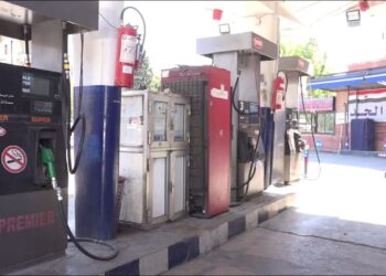 إحدى محطات الوقود في دمشق