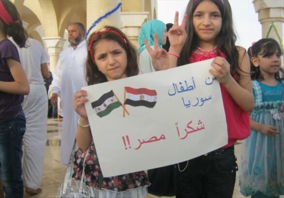 من أطفال سوريا.. شكرا مصر