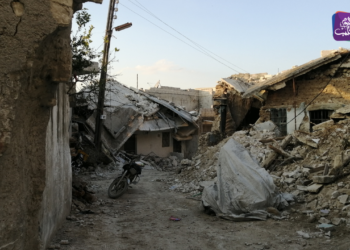 صورة من إحدى أكثر القرى تضرراً بريف إدلب الغربي