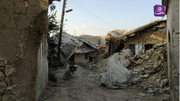 صورة من إحدى أكثر القرى تضرراً بريف إدلب الغربي