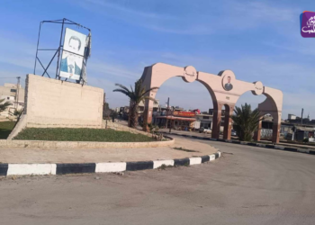 مدخل مدينة تلبيسة في ريف حمص الشمالي