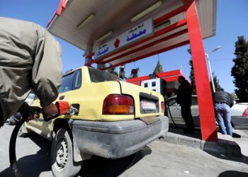 إحدى محطات الوقود في دمشق - أرشيفية