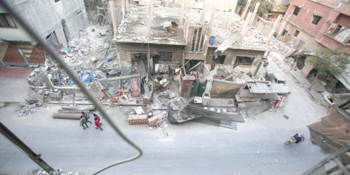 صورة أرشيفية لمخيم خان الشيح