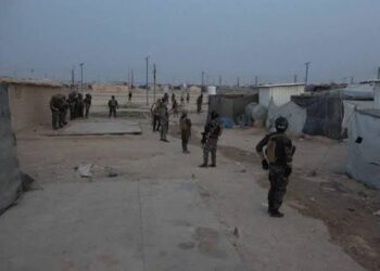 انتشار عناصر الأسايش في شوارع مدينة الحسكة