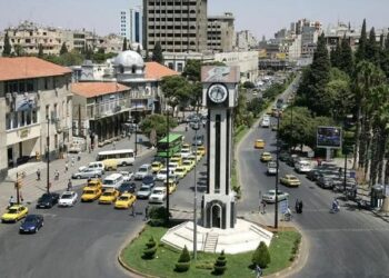 ساحة الساعة الجديدة في مدينة حمص