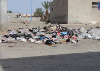 تراكم القمامة في أرياف دير الزور
