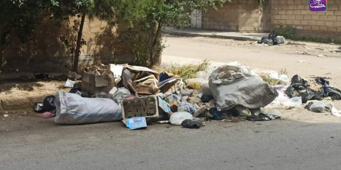 تراكم القمامة في مناطق سيطرة الإدارة الذاتية التابعة لقسد