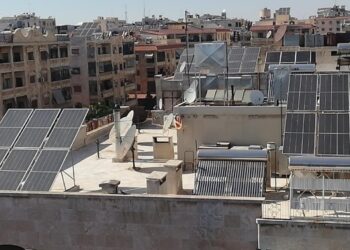 ألواح الطاقة الشمسية في دمشق - أرشيفية