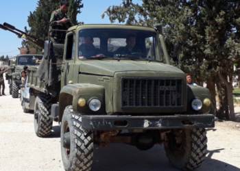 تعزيزات عسكرية متجهة إلى البادية السورية