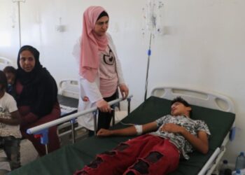 من داخل أحد المشافي بمدينة الحسكة