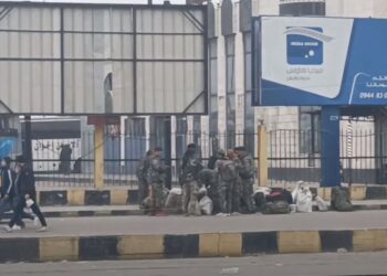 خاص - عناصر قوات الأسد في شارع النيل بحمص