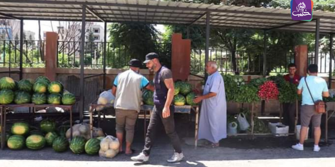 من سوق مدينة القاملشي بريف الحسكة