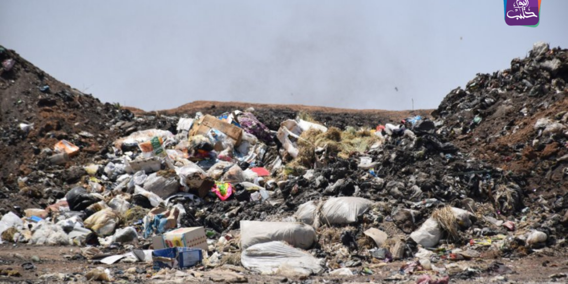 تراكم القمامة في دير الزور وانتشار العقارب والأفاعي